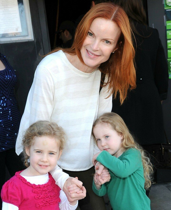 marcia cross and children